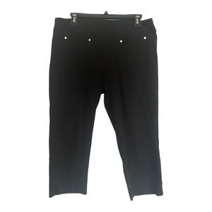 New Directions Black Capri Pants Size 12